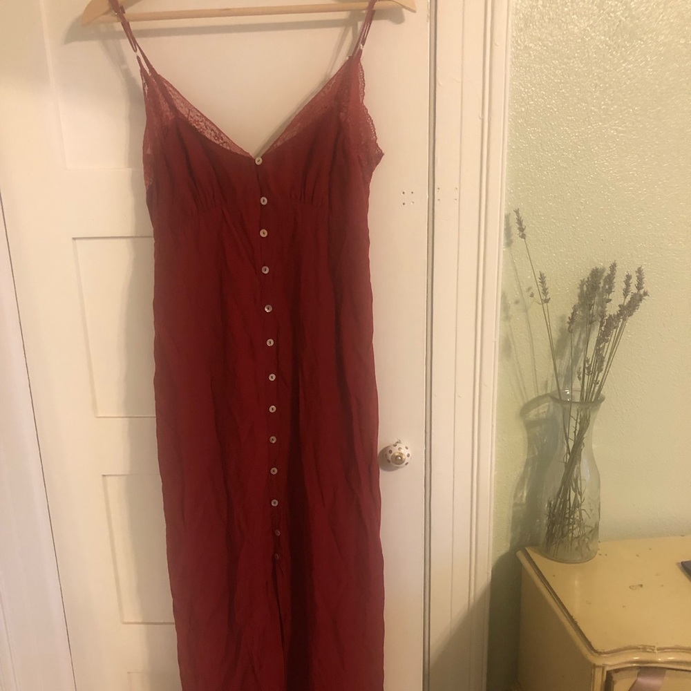 LOVESTITCH Romantic Lace Maxi Dress Sz S